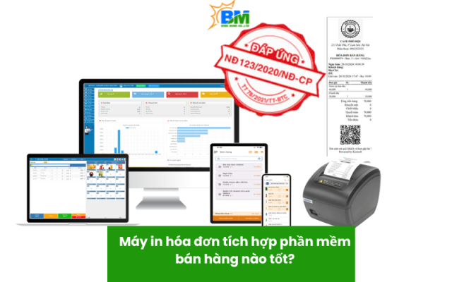 máy in hoá đơn tích hợp phần mềm bán hàng