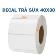 Decal nhiệt 1 tem 40x30mm (Trà sữa)